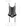 Nessy Korset met Open Kruis - Zwart 2XL/3XL