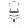 Prekrasan Set s Halterima - Crni XL/2XL