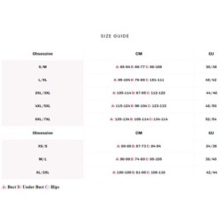 Selinne Babydoll Sexy amb Tanga - Negre XL/2XL