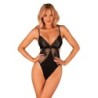 Sort romantisk body XL/2XL