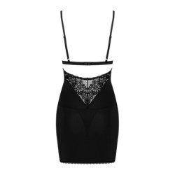 Babydoll et string élégants - Noir XL/2XL