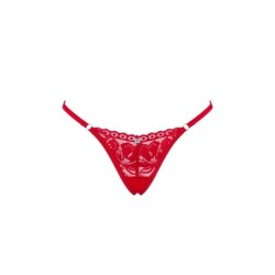 Tanga rossa con pizzo XL/2XL