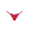 Tanga vermelha com renda XL/2XL