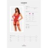 Corsetto Rosso Sexy Trasparente XL/2XL