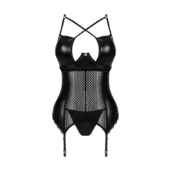 Corset et string Norides - Noir XL/2XL