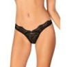 Bellastia pitsilised stringid - must L/XL