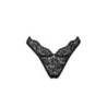 Bellastia pitsilised stringid - must L/XL