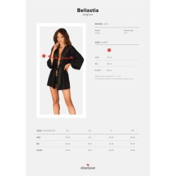 Kimono Bellastia - Fekete XL/2XL