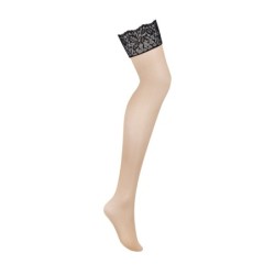 Reggicalze con giarrettiera Bellastia - Nero XL/2XL