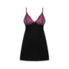 Rosenty-nukke ja stringit - Musta/Purppura XL/2XL