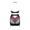 Top e gonna Rosenty - Nero/Viola XL/2XL