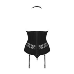 Corset Serafia avec String - Noir XL/2XL