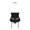 Corset Serafia avec String - Noir XL/2XL