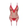 Corset Jollymore - Rood/Groen XL/2XL