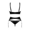 Set de 3 piese fără între picioare Armares - Negru XL/2XL