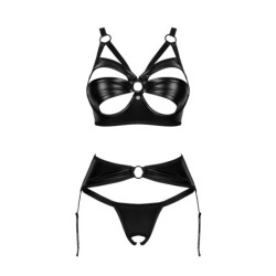 Conjunto de 3 peças sem entrepernas Armares - Preto XL/2XL