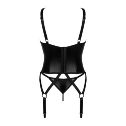 Corsé y tanga Armares - Negro XL/2XL