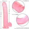 Size Queen Dildo rožinis 25.5 cm