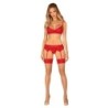 Ingridia 3-teiliges Set - Rot XL/2XL