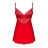 Ingridia Camisole en string - Rood XL/2XL