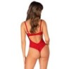 Teddy Sem Virilha Chilisa - Vermelho XL/2XL