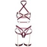 Vegan Harness - Raudona L