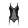 Corset et string Nesari - Noir XL/2XL