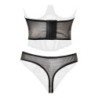 Mig Corset i Tanga Alaya - Negre L