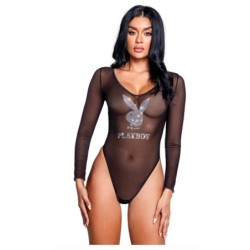 Playboy Lingerie - Glittrande Kanin Teddy L