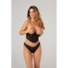 Corset à bonnets ouverts et string ouvert - Tiare L