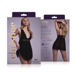 Lieve-nukke ja stringit - musta 2XL/3XL
