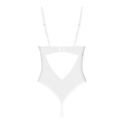 Teddy Sans Entrejambe Alissium - Blanc XL/2XL