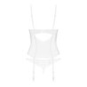 Corset en string Alissium - Wit XL/2XL