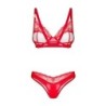 Aliosa zweiteiliges Set - Rot 2XL/3XL