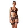 Tredelat set Nuites - Svart 2XL/3XL
