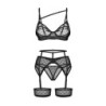 Tredelat set Nuites - Svart 2XL/3XL
