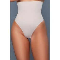 Modelujące talię majtki typu string figi z wysokim stanem do noszenia na co dzień - Nude 3XL/4XL