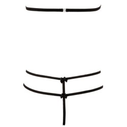 Conjunto de encaje - negro XL