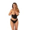 Corset à bonnets ouverts et string ouvert - Tiare XL