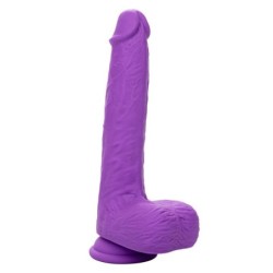Studs Vibrador Recarregável e Rotativo 10 Vibrações Violeta