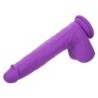Studs Genopladelig og Roterende Vibrator med 10 Vibrationer - Violet