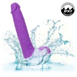 Studs Genopladelig og Roterende Vibrator med 10 Vibrationer - Violet