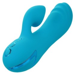 Sunset Beach Seducer Vibrador e Estimulador 10 Funções Azul