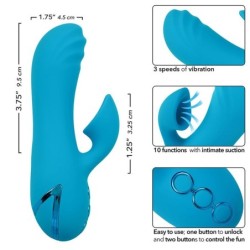 Sunset Beach Seducer Vibrator in Stimulator 10 Funkcij Modra