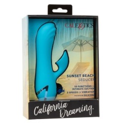 Sunset Beach Seducteur Vibromasseur Et Stimulateur 10 Fonctions Bleu