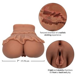 The Homecoming Queen Dvojni Realistični Masturbator Karamelni