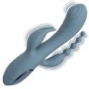 Vibrador Triple Éxtasis Gris