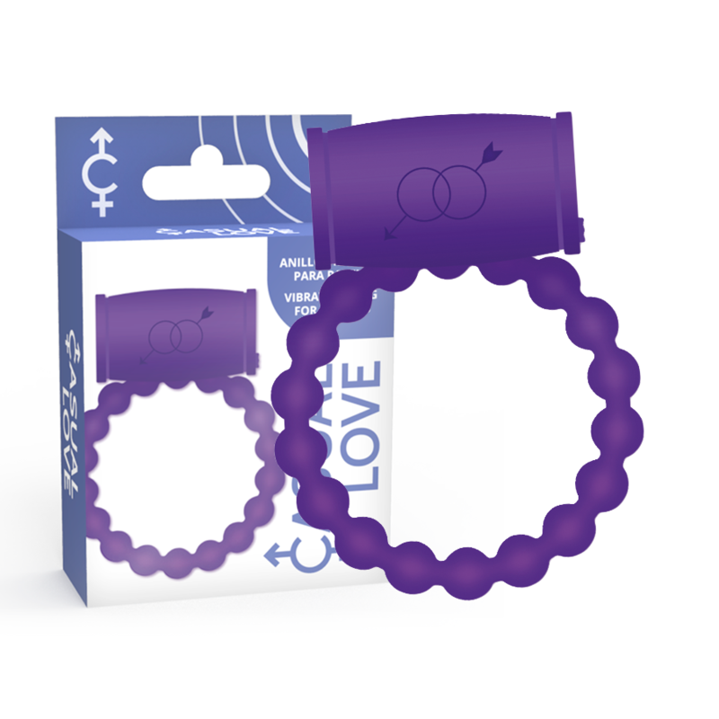 25 Anell Vibrador Parelles Violeta