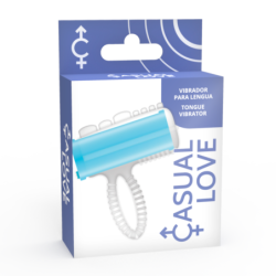 Ring Tongue Vibrating Blauw
