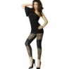 Cr 3390 Leggins Sort & Leopard S/M